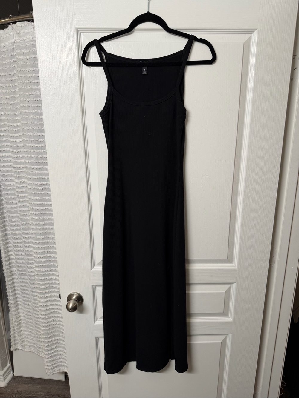 Aqua Black Tank Maxi Dress